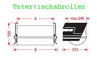 Papierabroller ZAC-Unter-/Tisch 60 